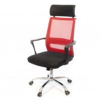 Кресло АКЛАС Крокус CH TILT Черный (Черный Красный)